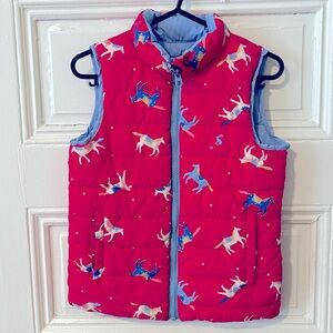 Joules Pink/Blue Reversible Vest